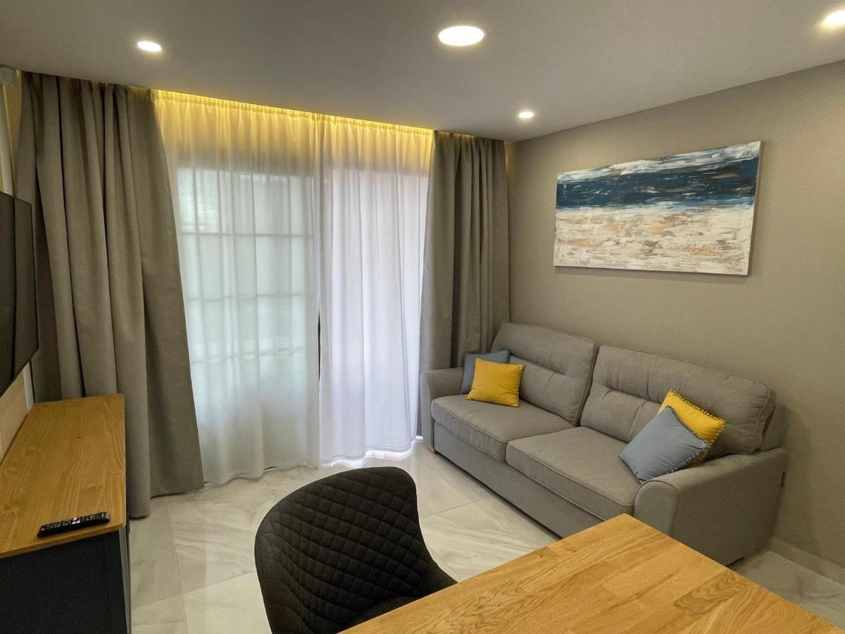 Apartament Luxury Diamond - Ocean View, Big Terraces, Air Con, Wifi Los Cristianos  Zewnętrze zdjęcie