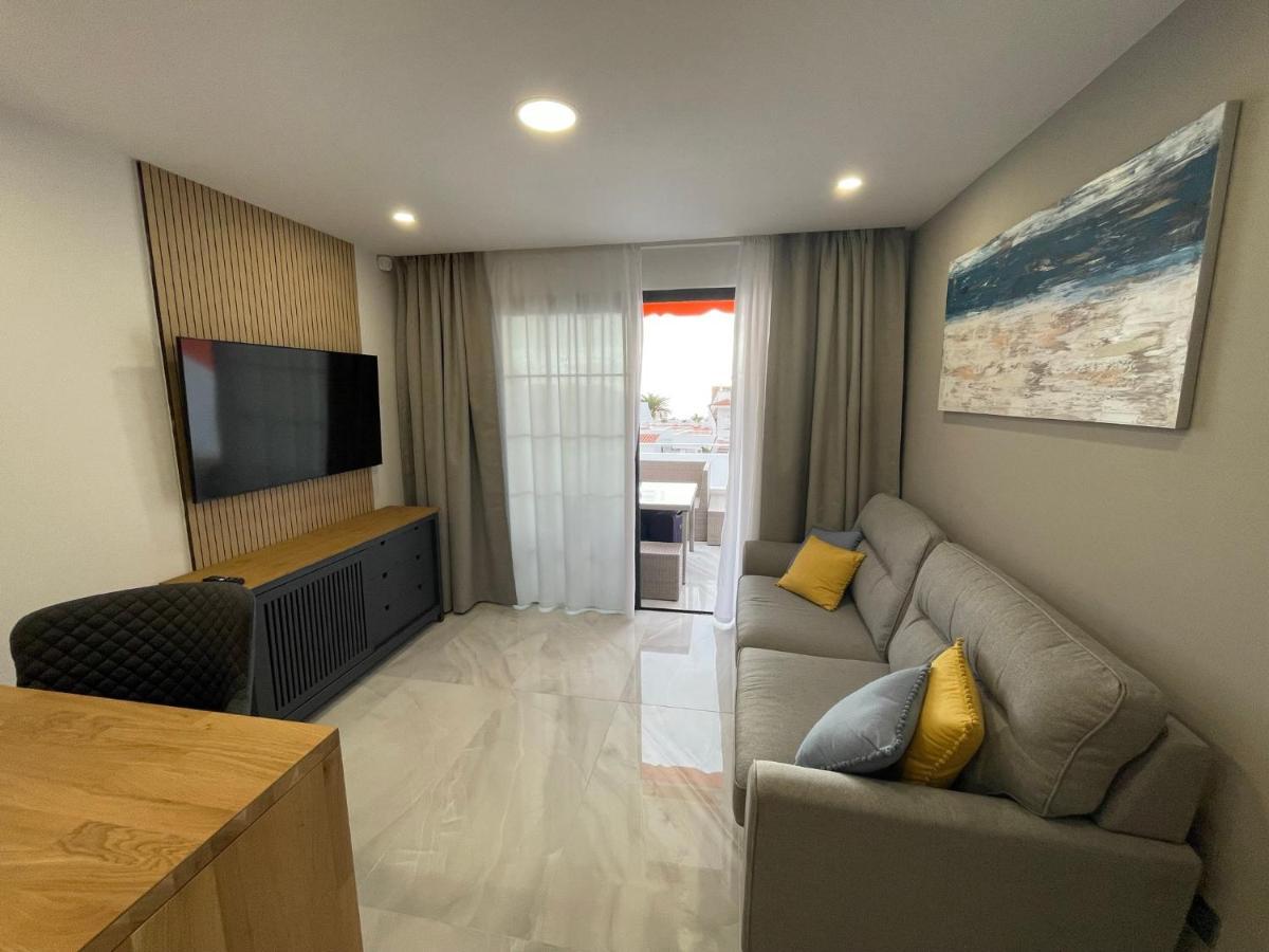 Apartament Luxury Diamond - Ocean View, Big Terraces, Air Con, Wifi Los Cristianos  Zewnętrze zdjęcie
