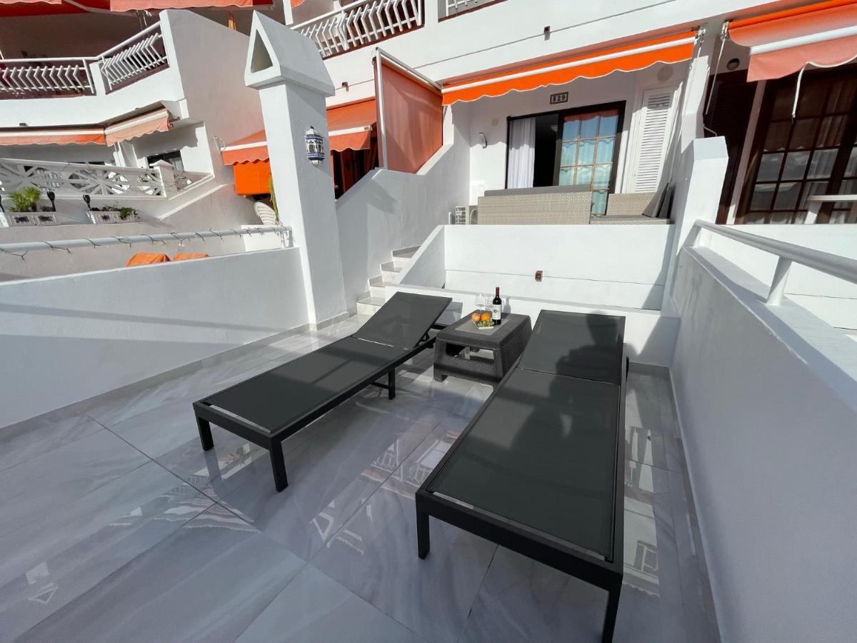 Apartament Luxury Diamond - Ocean View, Big Terraces, Air Con, Wifi Los Cristianos  Zewnętrze zdjęcie