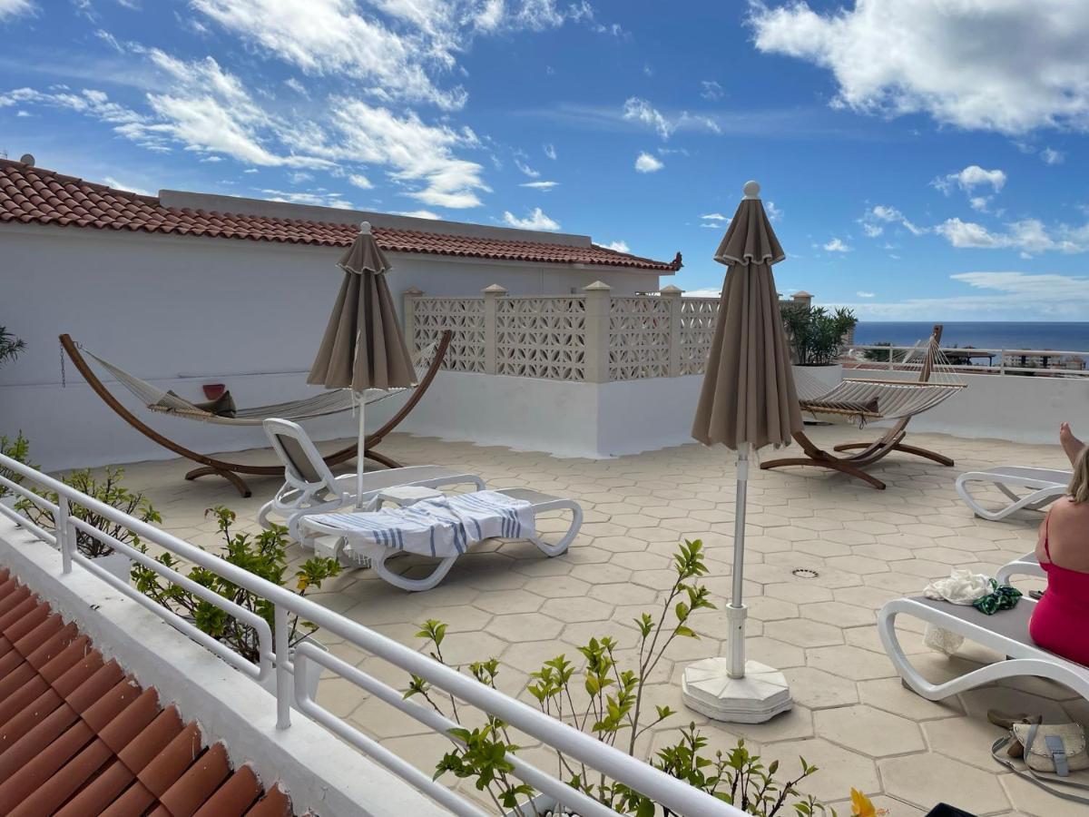 Apartament Luxury Diamond - Ocean View, Big Terraces, Air Con, Wifi Los Cristianos  Zewnętrze zdjęcie