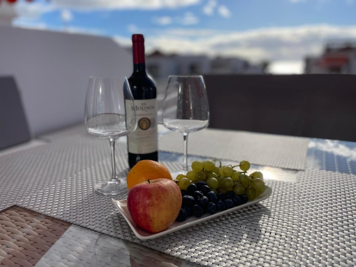 Apartament Luxury Diamond - Ocean View, Big Terraces, Air Con, Wifi Los Cristianos  Zewnętrze zdjęcie