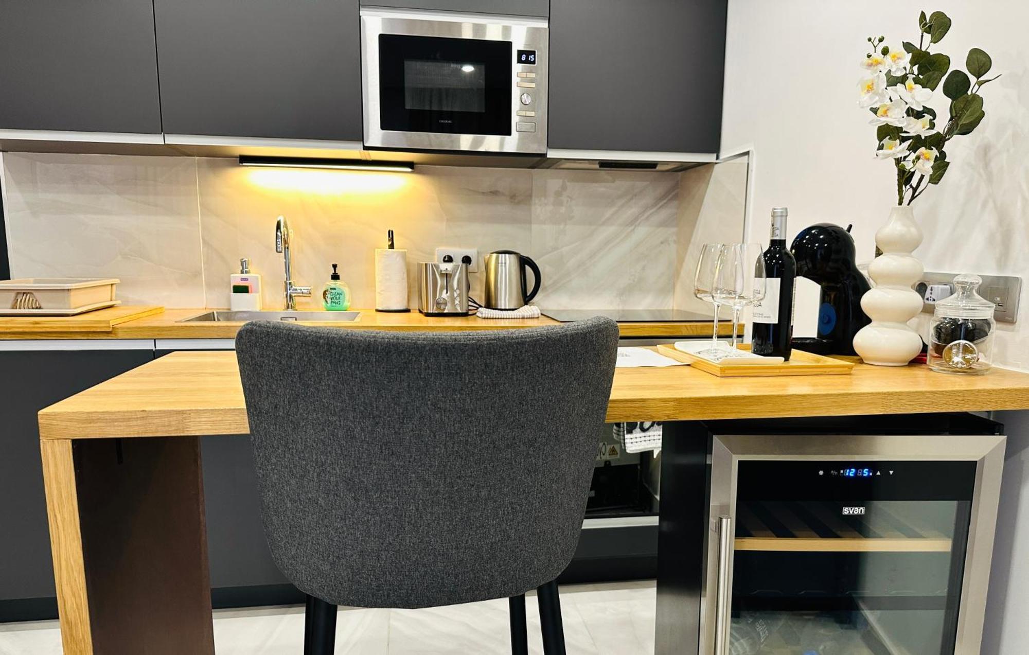 Apartament Luxury Diamond - Ocean View, Big Terraces, Air Con, Wifi Los Cristianos  Zewnętrze zdjęcie