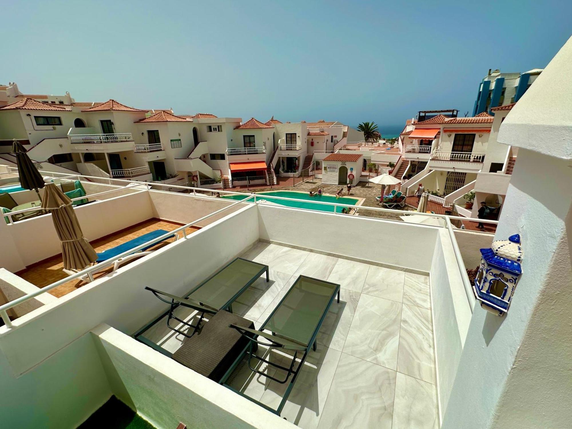 Apartament Luxury Diamond - Ocean View, Big Terraces, Air Con, Wifi Los Cristianos  Zewnętrze zdjęcie